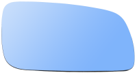 Set Spiegelglas VAG / Audi A4 B5; VW Golf 4 usw. blau, beheizbar, Links und Rechts Groß