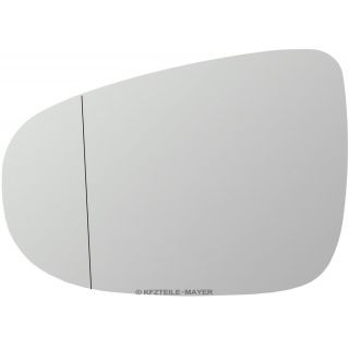 Spiegelglas rechts, chrom, konvex, beheizbar, 8,99 €