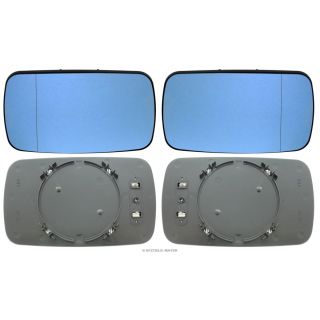 Außenspiegel links kpl. asphärisch blau getönt beheizb. schwarz passt für  BMW X5