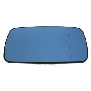 2x Spiegel asphärisch konvex zum Kleben blau für Mercedes C-Klasse