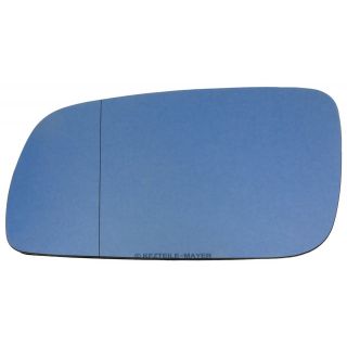 für VW Golf 4 Lupo Passat Spiegelglas asphärisch beheizbar blau
